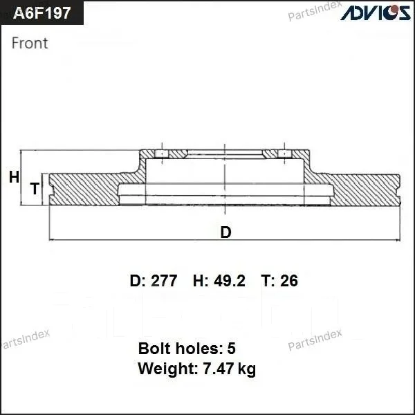 ���� ��������� ���. Advics A6F197B ����