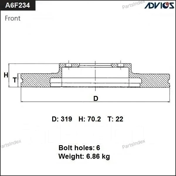 ���� ��������� ���. Advics A6F234B ����