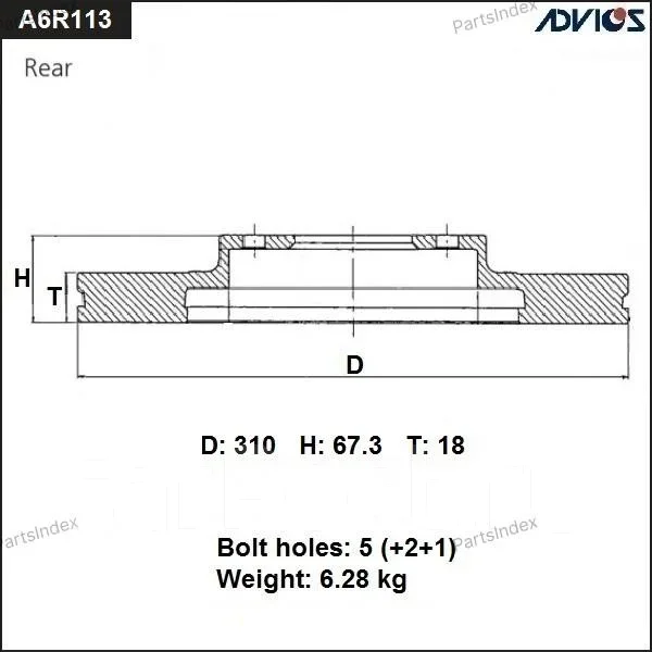 ���� ��������� ���. Advics A6R113B ����