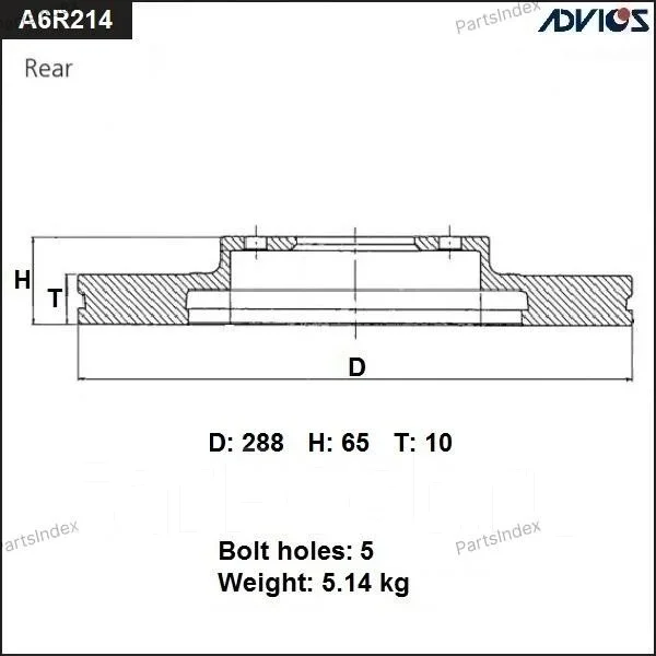 ���� ��������� ���. Advics A6R214B ����