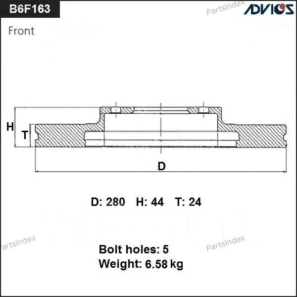 ���� ��������� ���. Advics B6F163B ����