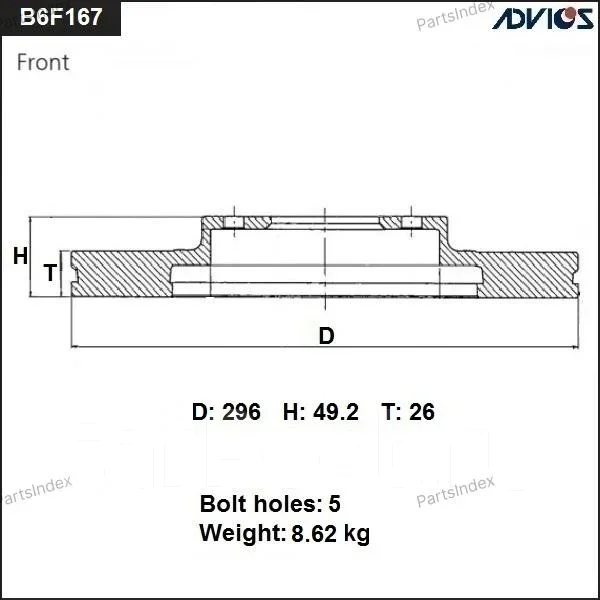 ���� ��������� ���. Advics B6F167B ����