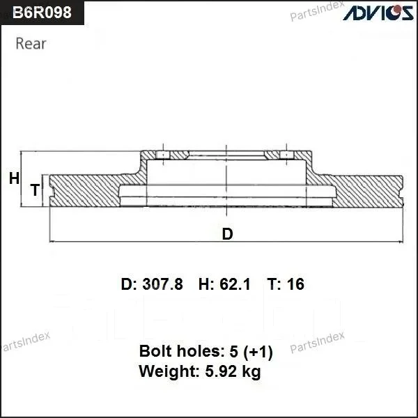 ���� ��������� ���. Advics B6R098B ����