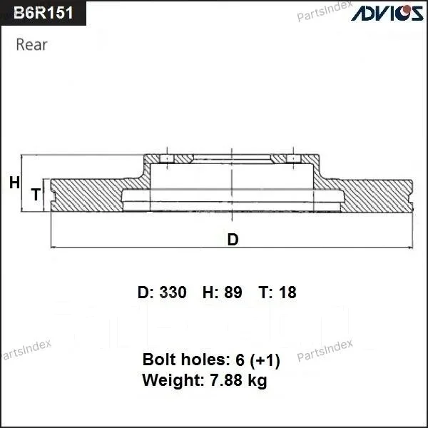 ���� ��������� ���. Advics B6R151B ����