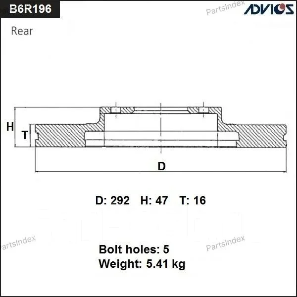 ���� ��������� ���. Advics B6R196B ����