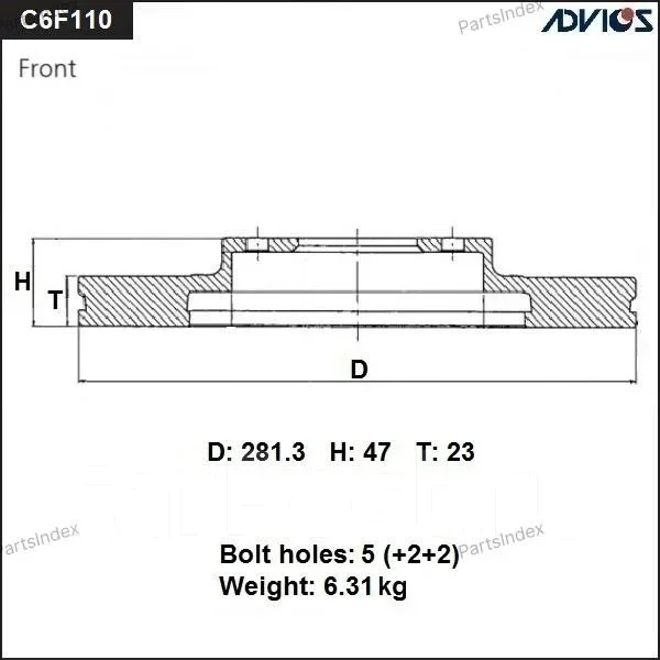 ���� ��������� ���. Advics C6F110B ����
