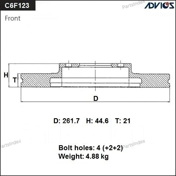 ���� ��������� ���. Advics C6F123B ����