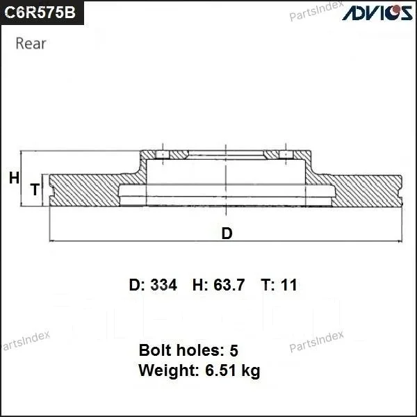 ���� ��������� ���. Advics C6R575B ����