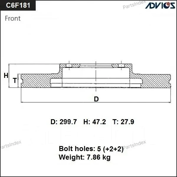 ���� ��������� ���. Advics C6R075B ����