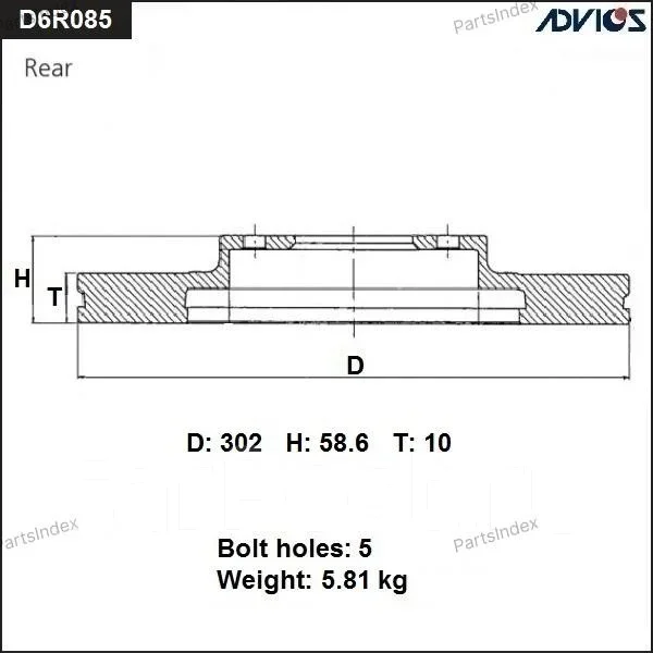 ���� ��������� ���. Advics D6R085B ����