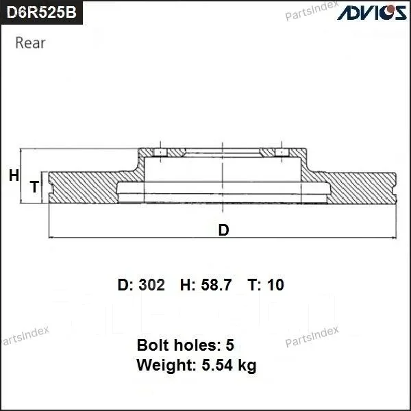 ���� ��������� ���. Advics D6R525B ����