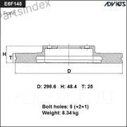 ���� ��������� ���. Advics E6F145B ����