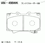 ������� Akebono AN-498WK AN498WK ����