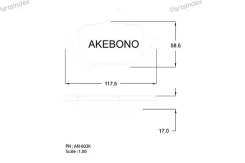 ������� Akebono AN-603K AN603K ����