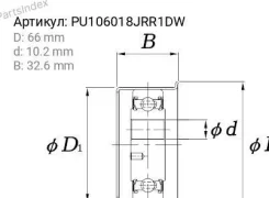 ����� ��� KOYO 77061 PU106018JRR1DW ����