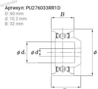 �������� ����� (0095) KOYO PU276033RR1D PU276033RR1D ����