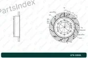 ���� ��������� ��������������� ������������� G-brake GFR-21263L ����� GFR21263L ����