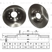 ���� ��������� Mazda 323/626 99- ����. Blitz BS0192 BS0192 ����