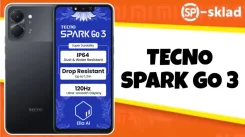 Tecno Spark Go 3. �����, 128 ��, ������, 3G, 4G LTE, Dual-SIM ����