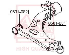 ����������� ��������� ������ ������ FORD Fiesta JD 2001-2008 ASVA 0501-081 0501081 ����