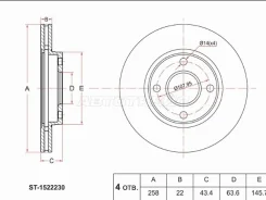 ���� ��������� ST-1522230, �������� ST1522230 ����