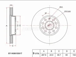 ���� ��������� ST-1K0615301T, �������� ST1K0615301T ����