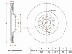 ���� ��������� ST-1K0615301AD, �������� ST1K0615301AD ����