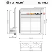 ������ ��������� Totachi TA-1882 A-892 V 17220-RBJ-000 C 17 016 Totachi TA-1882 Totachi TA1882 ����