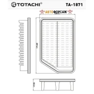 ������ ��������� Totachi TA-1871 28113-3X000 MANN C 26 022 Totachi TA-1871 Totachi TA1871 ����