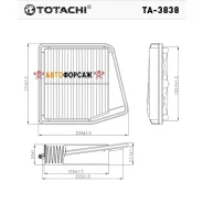 ��������� ������ Totachi TA-3838 17220-RL5-A00 Totachi TA-3838 Totachi TA3838 ����