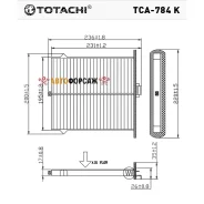 ������ ������, �������� Totachi TCA-784K AC-407 E/EX KD45-61-J6X CUK 24 009 Totachi TCA-784K Totachi TCA784K ����