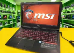 MSI GE62 6QD Apache Pro. 15.6", 3,5����, ��� 12 ��, ���� 750���, WiFi: 1, Bluetooth: 1, ����������� �� 2��. ����