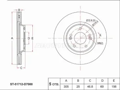 ���� ��������� SAT ST-51712-D7000, �������� ST51712D7000 ����