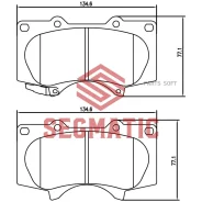 ������� ��������� �������� ��� Toyota Land Cruiser Prado 3.0 2009-, Toyota Land Cruiser Prado 4.0 2003-2009, Segmatic SGBP2564 SGBP2564 ����
