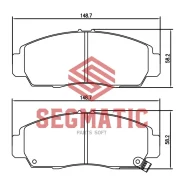 ������� ��������� �������� ��� Honda Civic 1.8 2005-2012, Honda Stream 1.7 2001-, Honda Civic 1.8 2012- Segmatic SGBP2610 SGBP2610 ����