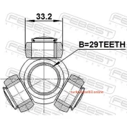 ������� 29x33.2, ����/��� Febest 0216C11 0216C11 ����