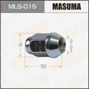 ����� Masuma 12x1.25��, L=35��, ��� ����=19�� MLS-015 MLS015 ����
