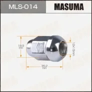 ����� Masuma 12x1.5��, L=35.2��, ��� ����=19�� MLS-014 MLS014 ����