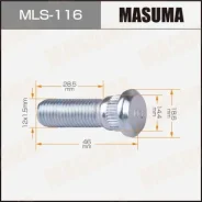 ������� Masuma 12x1.5��, L=46�� / Toyota, Daihatsu, Lexus, Mitsubishi, Honda MLS-116 MLS116 ����