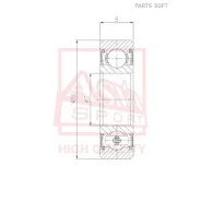 ��������� ������������� (12x28x08) ASVA AB122808 AB122808 ����