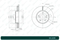 ���� ��������� G-brake GR-42003 (��������, �������� ��������) G-Brake GR-42003 GR42003 ����