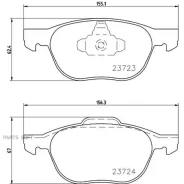 ������� ��������� FORD Focus 2/Focus 3 04- �����. Textar 2372304 Textar 2372304 2372304 ����
