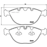 ������� ��������� (�������) BMW 5-Series 03-10 / 6-Series 03-10 Brembo P 06 028, �������� P06028 ����