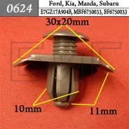 ������ ��������� ������� FORD / Hyundai / KIA / Mazda / Mitsubishi / Subaru ���� ����� 0624 ����