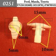 ������ ��������� ���������� ����������� ����� FORD / Mazda / Toyota ���� ����� 0251 ����
