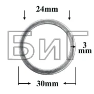 ����� �������������� ������� o 24*30 ��. h=1 ��. �������� �������� W075 ����