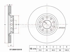 ���� ��������� SAT ST-3B0615301B, �������� ST3B0615301B ����