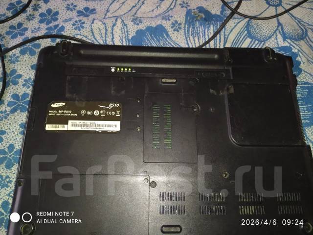 Samsung R510. 15.4", 2����, ���� 250���, WiFi: 1, Bluetooth: 1 ����