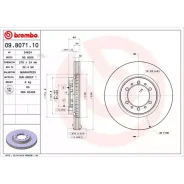 ���� ����. ���. ����. [276x24] 6 ���. Mitsubishi Montero/Pajero/Shogun 2,3TD-3,5i 91 F Brembo 09807110 09807110 ����