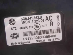 ���� ��������������� ������ Volkswagen Golf 2014 C22268 5G0941662D ����